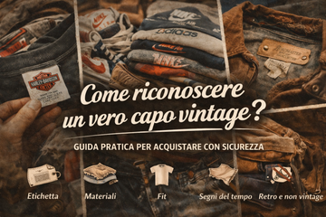 Come riconoscere un vero capo vintage: Guida pratica per acquistare con sicurezza