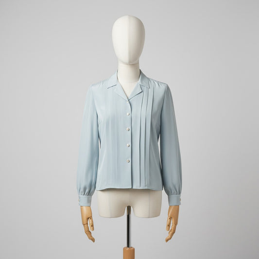 Camicia Vintage Turchese tg M  Acquascutum 90s Y2K Rare