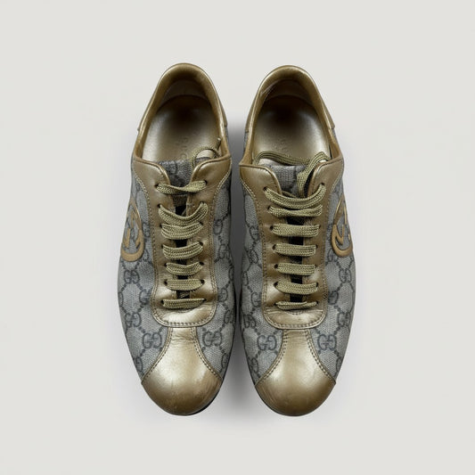 Gucci Sneakers Donna Oro 38 Vintage 90s Y2K