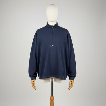 Nike Felpa Vintage Blu uomo XXL 90s Garzata