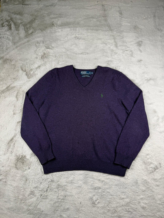 Polo Ralph Lauren Maglioncino Viola M Vintage Y2K Uomo
