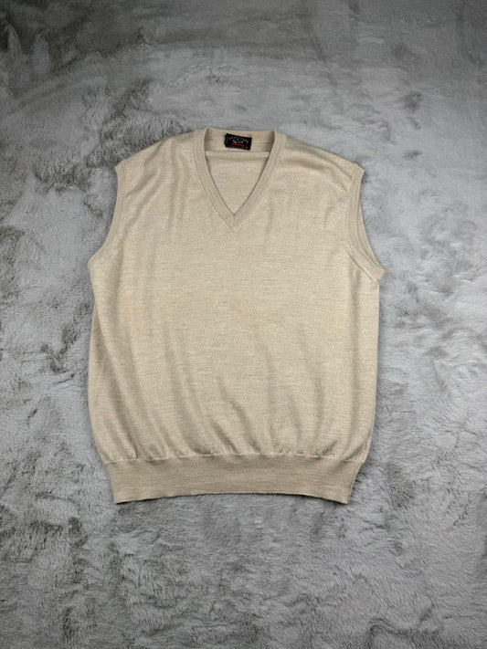 Paul&Shark Giubbotto Beige Taglia XL Uomo Vintage Workwear Archive