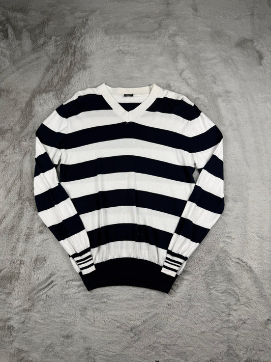 Dolce & Gabbana Maglione Bianco Taglia L Uomo Vintage Retro