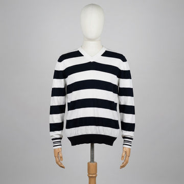 Dolce & Gabbana Maglione Bianco Taglia L Uomo Vintage Retro