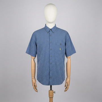 Burberrys Camicia Quadretti Blu L Vintage 90s uomo