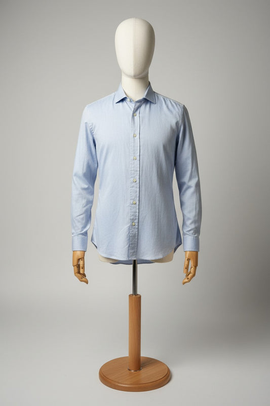 Fendi Camicia Azzurro Taglia L Uomo Vintage Y2K Archive