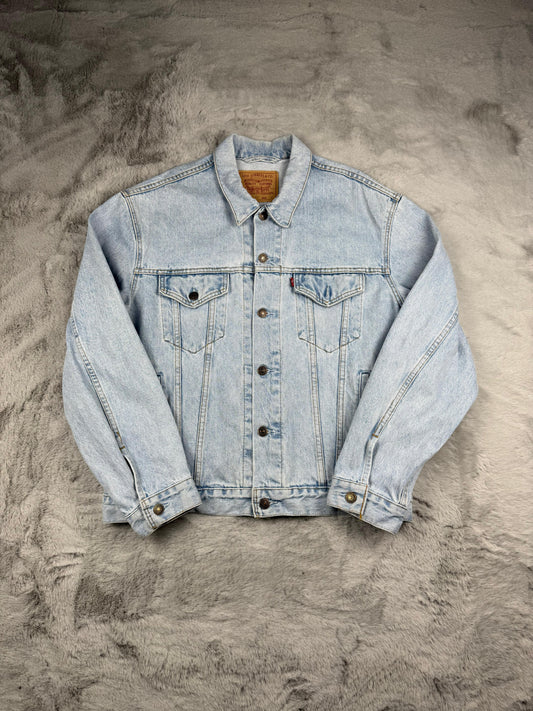 Levi's Trucker Jacket Azzurro L Vintage Denim