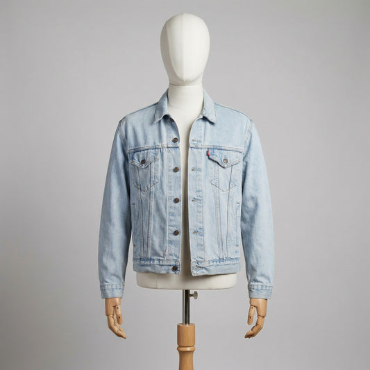 Levi's Trucker Jacket Azzurro L Vintage Denim