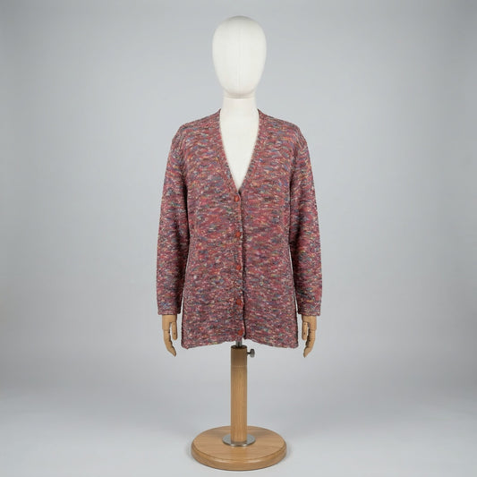 Missoni Maglione Multicolore Taglia L Donna Vintage Retro Y2K