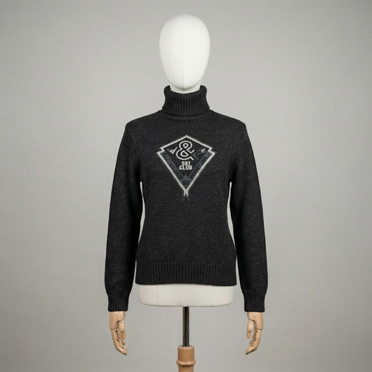 D&G Dolcevita Donna Grigio M Vintage 90s Lana