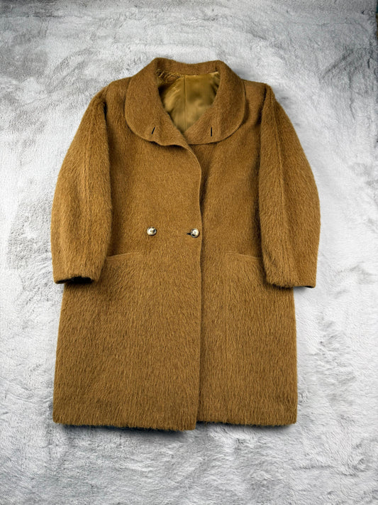 Max Mara Giubbotto Marrone Taglia 42 Donna Vintage Retro