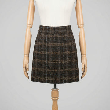 Dolce & Gabbana Gonna Marrone 44 Vintage Y2K