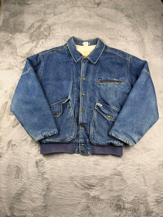 Guess Giacca Blu Taglia XL Uomo Vintage 90s Retro