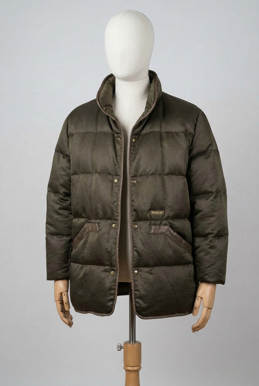 Moncler Giubbotto Metalizzato Taglia M Uomo Vintage Streetwear Archive