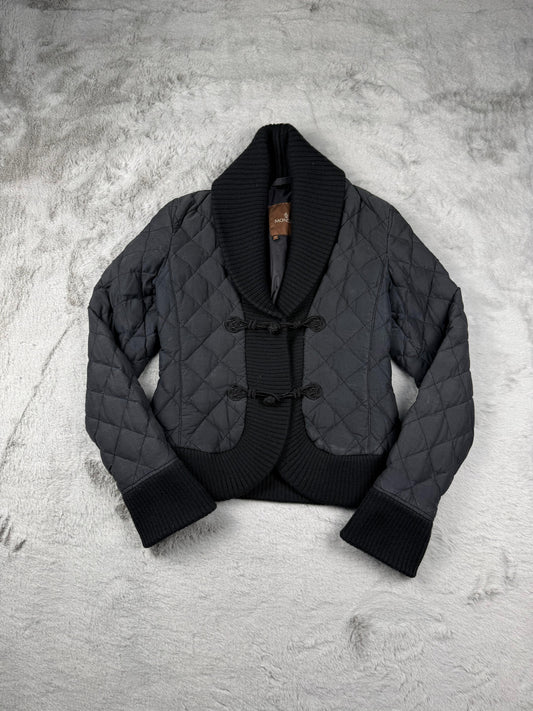 Moncler Giubbotto Nero Taglia M Donna Vintage Streetwear
