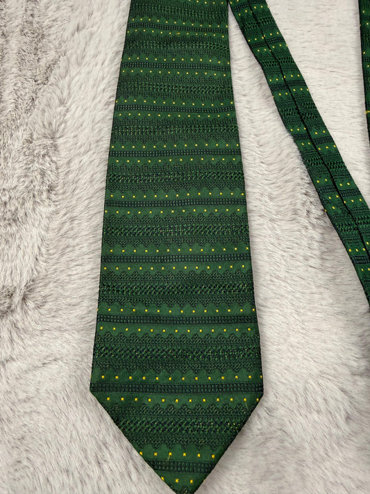 Balenciaga Cravatte Verde Taglia Unisex Vintage Retro