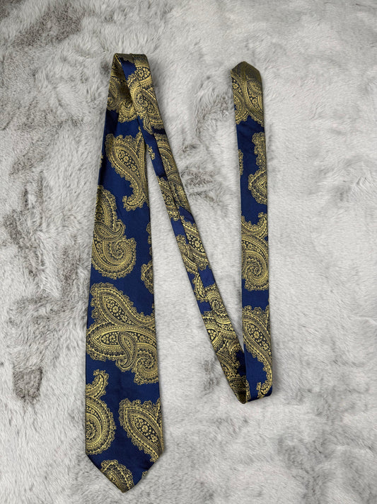 Gianfranco Ferre Cravatte Blu Taglia Unisex Vintage Retro