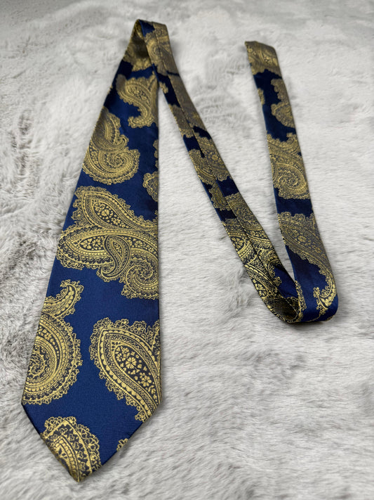 Gianfranco Ferre Cravatte Blu Taglia Unisex Vintage Retro