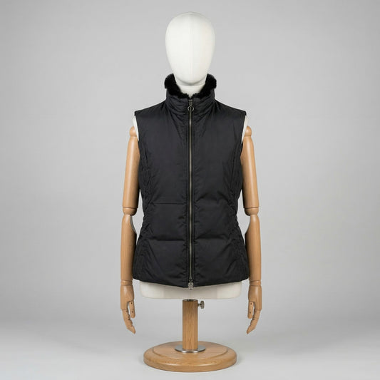 Moncler Giubbotto Nero Taglia M Donna Vintage Streetwear