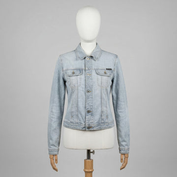 D&G Giacca Azzurro Taglia S Donna Vintage Y2K Retro