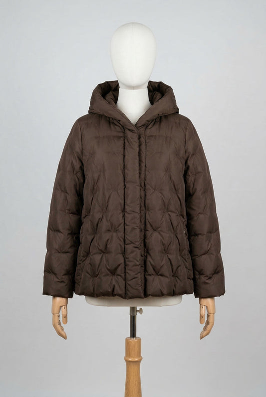 Max Mara Giubbotto Marrone Taglia S Donna Vintage Retro