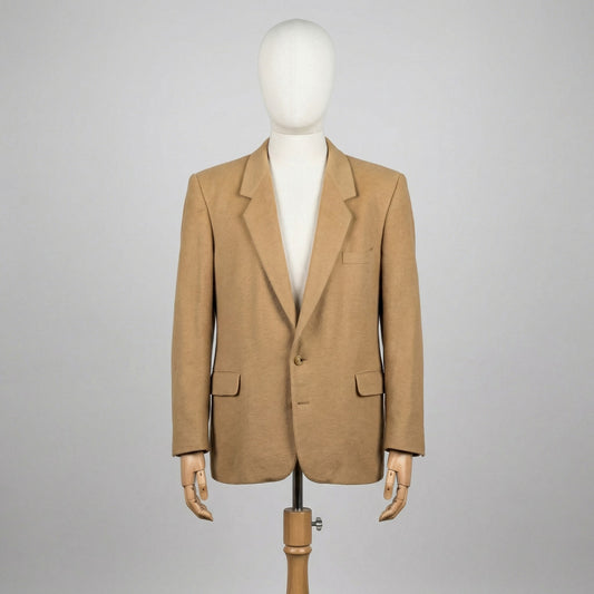 Burberrys Blazer Beige M Vintage Heritage Lana Uomo