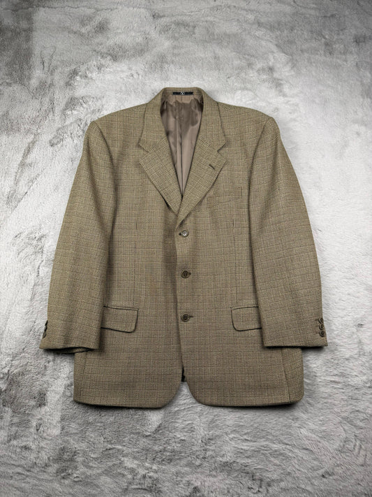 Valentino Garavani Giacca Beige Taglia 52 Uomo Vintage Retro Archive