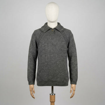 Moncler Maglione Grigio Taglia M Uomo Vintage Streetwear Y2K