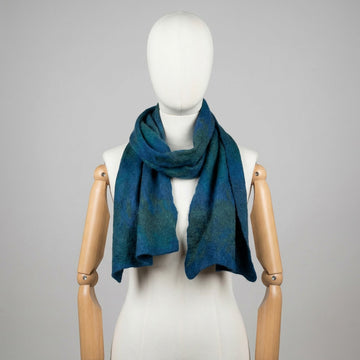 Missoni Sciarpa Blu Uomo Vintage Retro