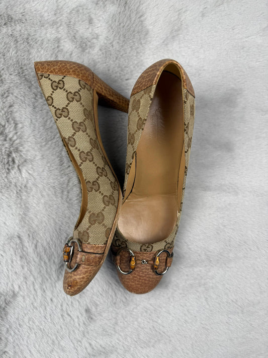 Gucci Tacchi Beige Taglia 39 Donna Vintage Y2K