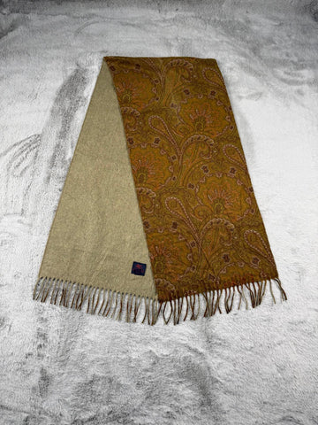 Etrò Milano Sciarpa Cachi Donna Vintage Retro