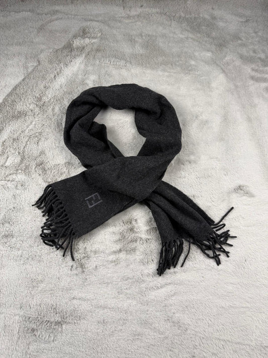 Fendi Sciarpa Grigio Taglia Unisex Vintage Retro