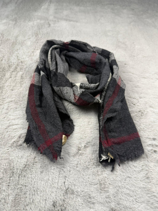Burberry Sciarpa Grigio Taglia Unisex Vintage Retro