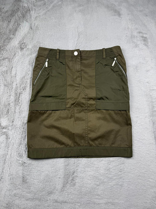 Moncler Gonna Verde Taglia S Donna Vintage Y2K