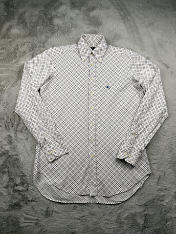 Etro Camicia Bianco Taglia L Uomo Vintage Retro Y2K