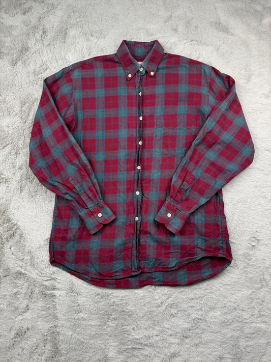 Burberrys Camicia Borgogna Taglia S Donna Vintage Retro