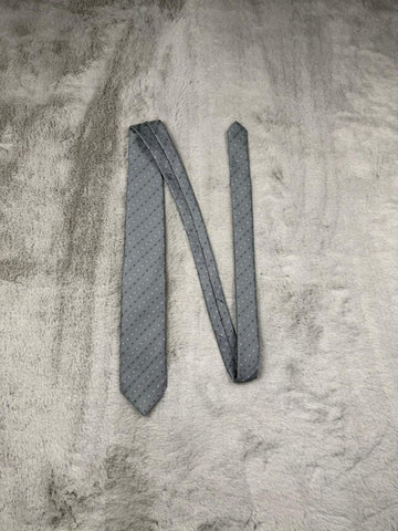 Marinella Napoli Cravatta Grigio Taglia Unica Uomo Vintage Retro