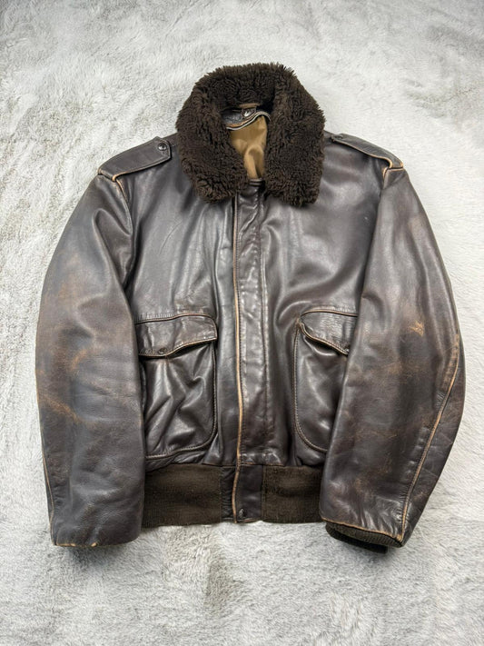 Schott Giubbotto Marrone Taglia M Uomo Vintage Workwear Archive