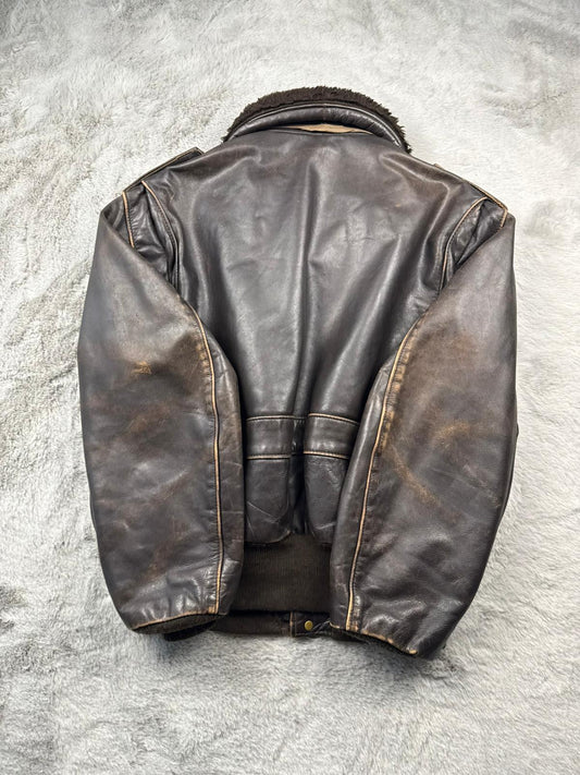 Schott Giubbotto Marrone Taglia M Uomo Vintage Workwear Archive