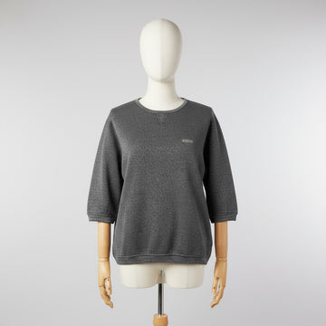 Moschino Felpa Donna Grigio L Vintage Y2K