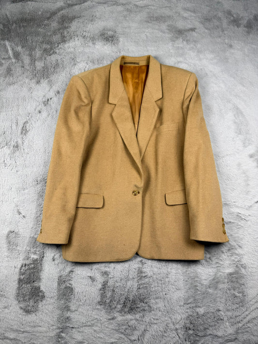 Burberrys Blazer Beige M Vintage Heritage Lana Uomo
